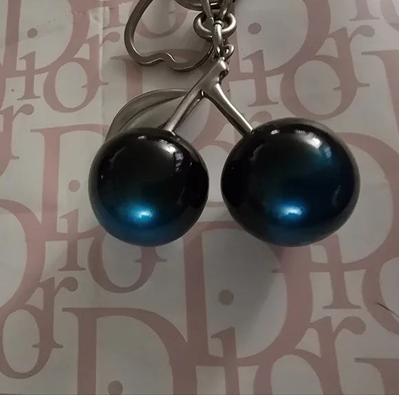 Ombre Cherry 🍒 Bag Charm/ Keychain New - Picture 3 of 6